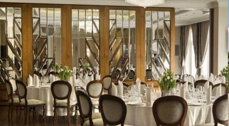Dekoracyjne Wnętrza Restauracji Rezydencji Luxury