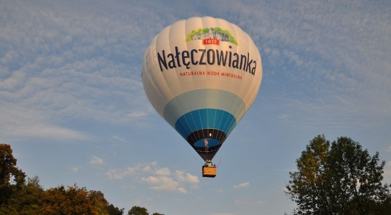 Lot balonem nad Nałęczowem