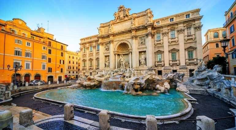 Fontanna di Trevi w Rzymie