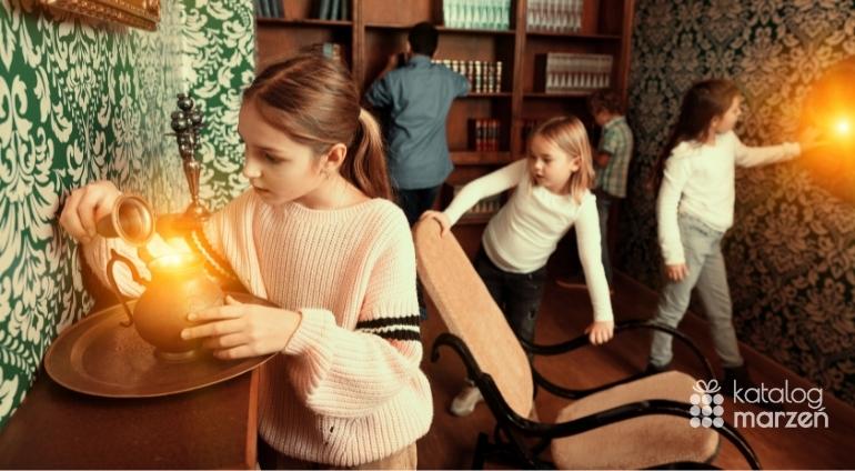 Escape Room Dzieci Szukają Radość Zabawa