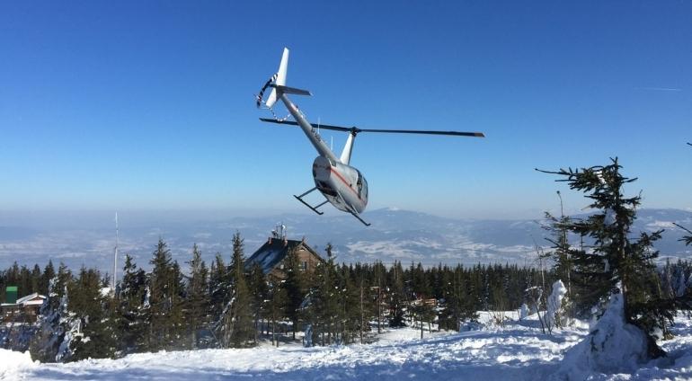 Lot widokowy nad Beskidami