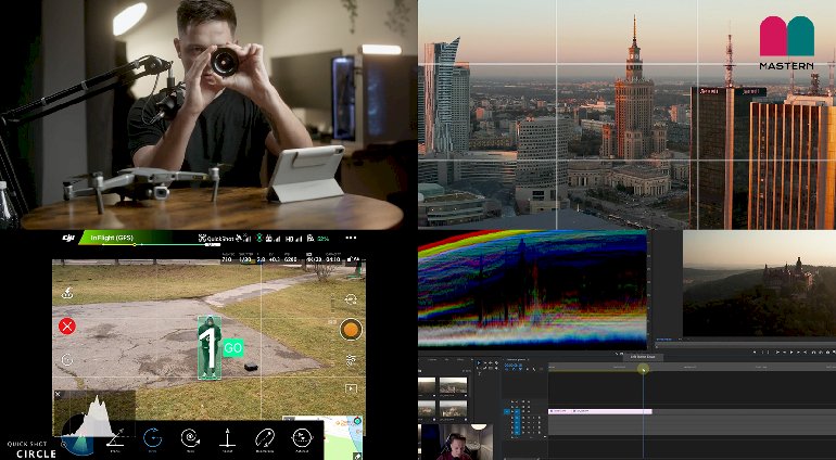 Kurs filmowania dronem i podstaw montażu video