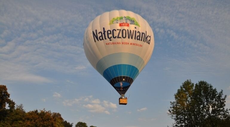 Lot balonem nad Nałęczowem