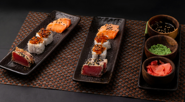 Voucher na kolację sushi