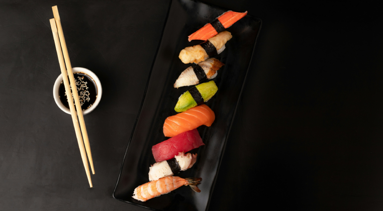 Voucher na kolację sushi