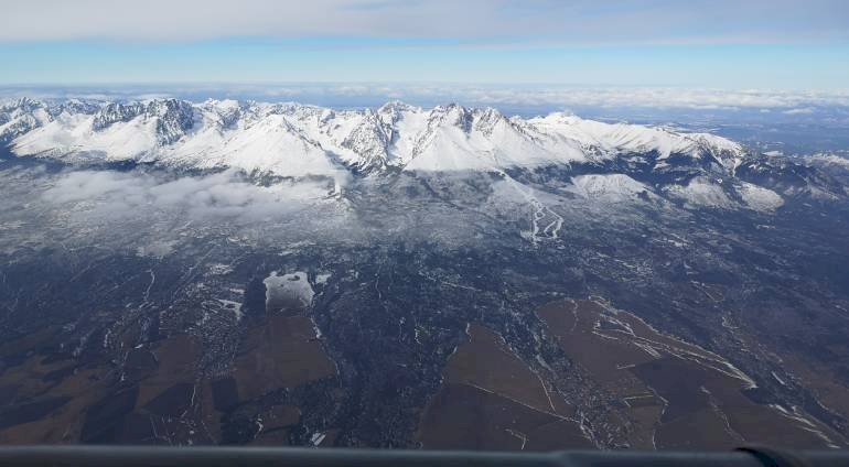 Lot balonem nad Tatrami