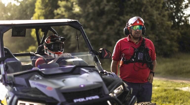 Jazda Polaris PZR Turbo S - Częstochowa (2 okrążenia, z Olafem Chłopkiem)