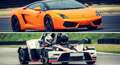 Lamborghini Gallardo i KTM X-Bow