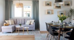 Część Salonu I Jadalni W Apartamencie