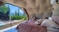 Glamping z widokiem na Tatry
