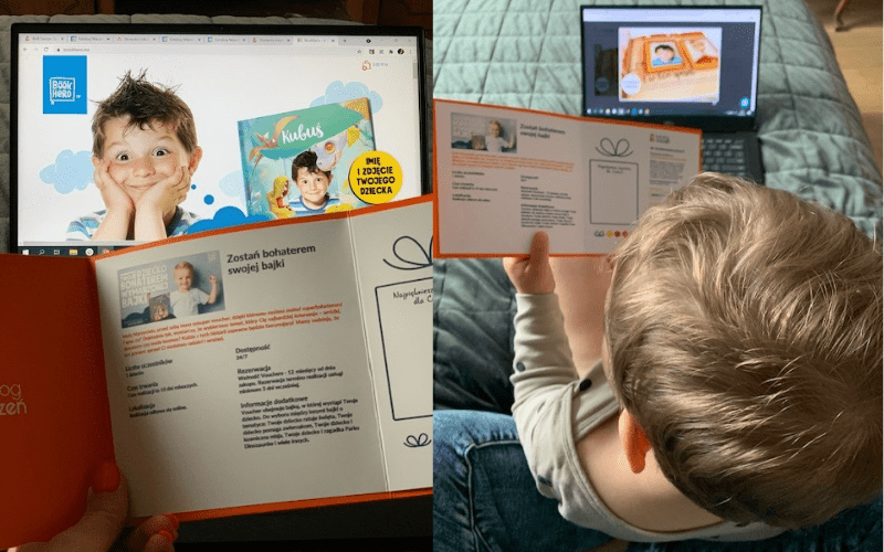 Testowanie zostań bohaterem swojej bajki z Bookhero